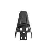 The 79Bike Falcon Pro Seat Fender is a black, molded plastic or metal rear fender with a curved top and rectangular cutouts, shown against a white background.