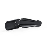 The 79Bike Falcon Pro Front Fender is a black plastic fender with a smooth, angular design that offers impact and heat resistance, making it ideal for your Sur-Ron Light Bee X. Shown on a white background.