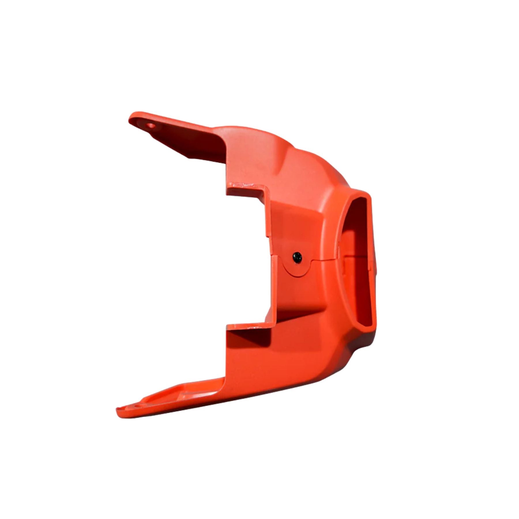 The 79Bike Falcon Pro Battery Lock Cover is an orange, U-shaped plastic guard for the Sur-Ron Light Bee X, shown here against a white background.