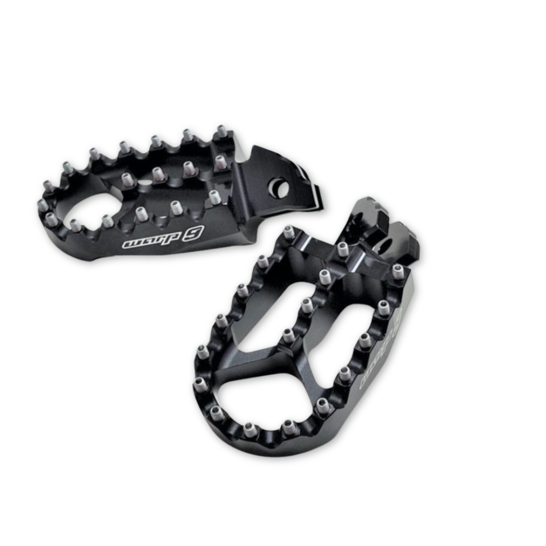 Warp 9 Foot Pegs (Talaria) Foot Controls Black