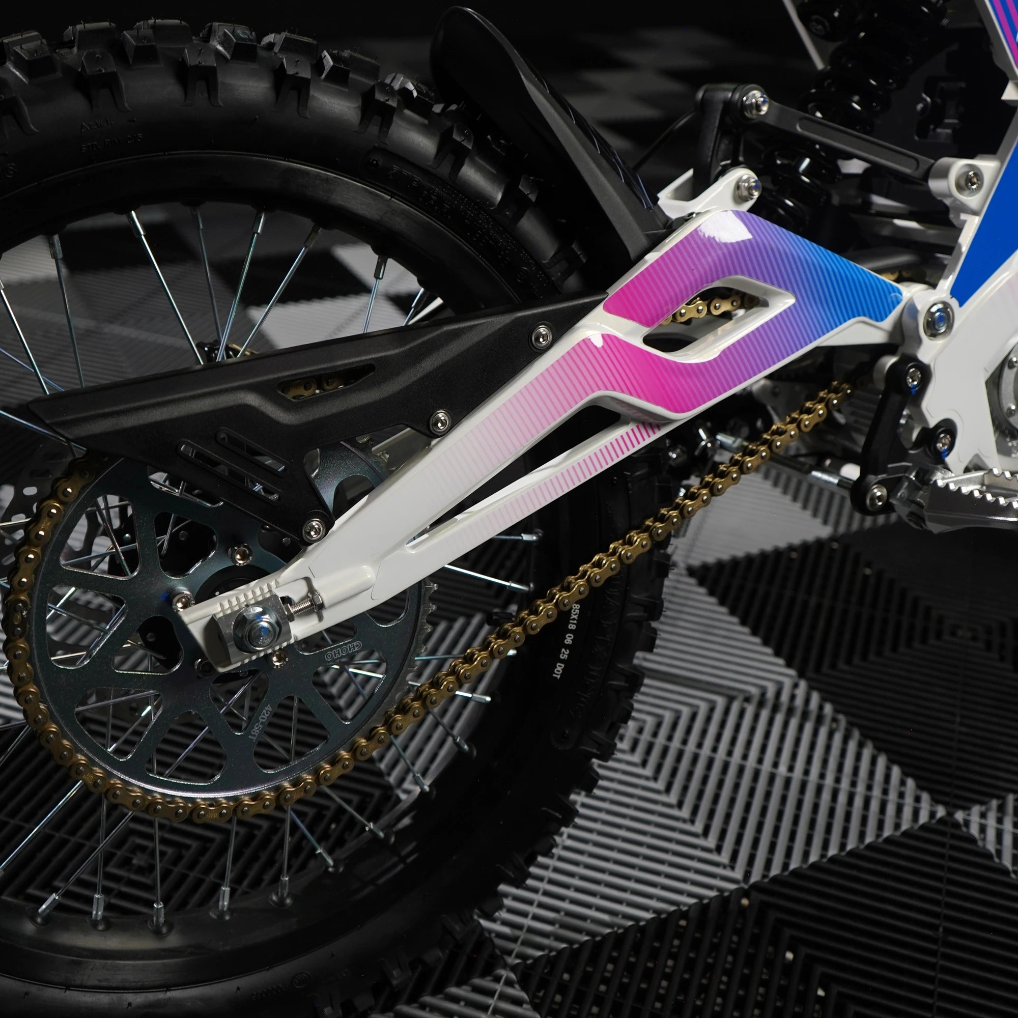 Prism E-Moto Graphics Kit on 79Bike Falcon