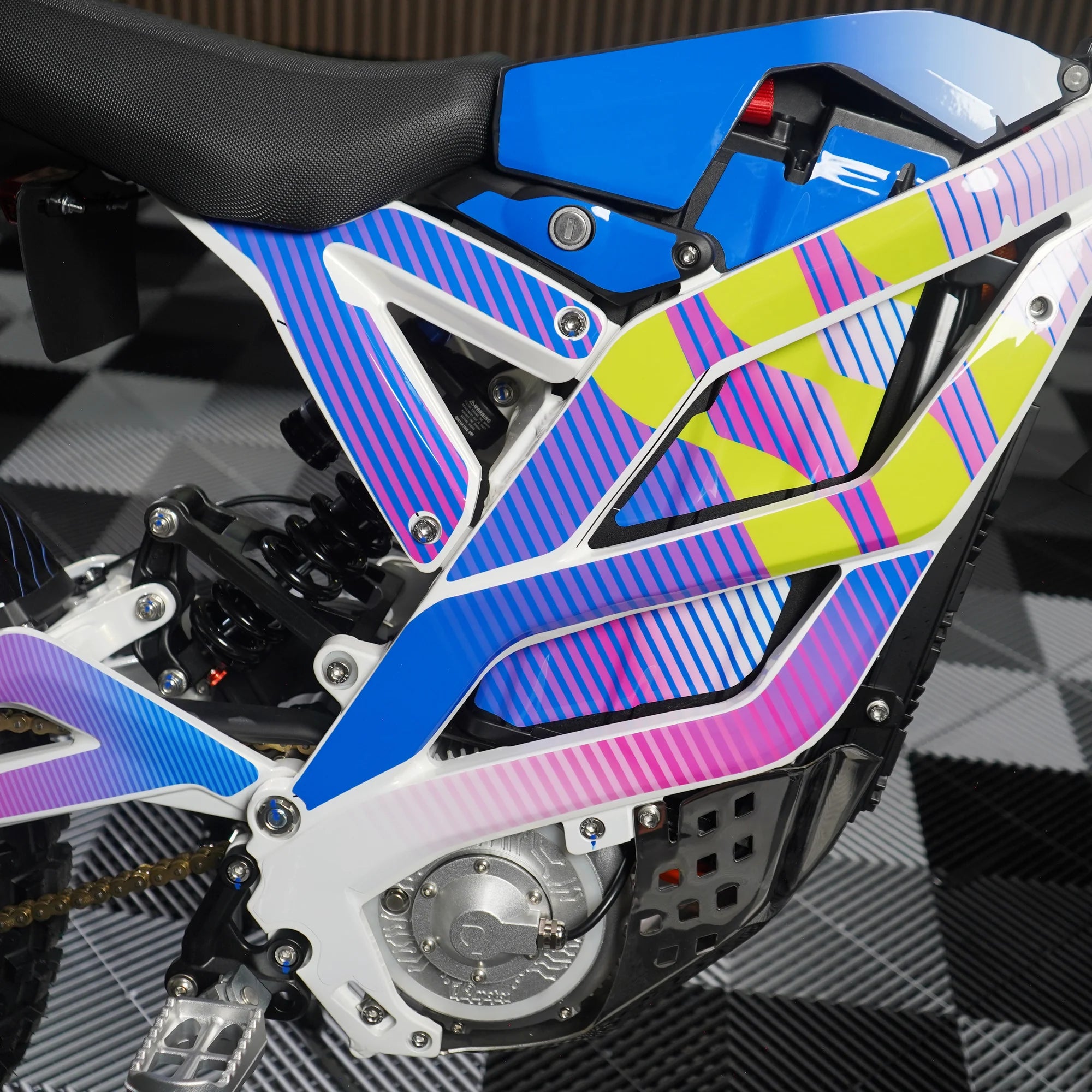 Prism E-Moto Graphics Kit on 79Bike Falcon