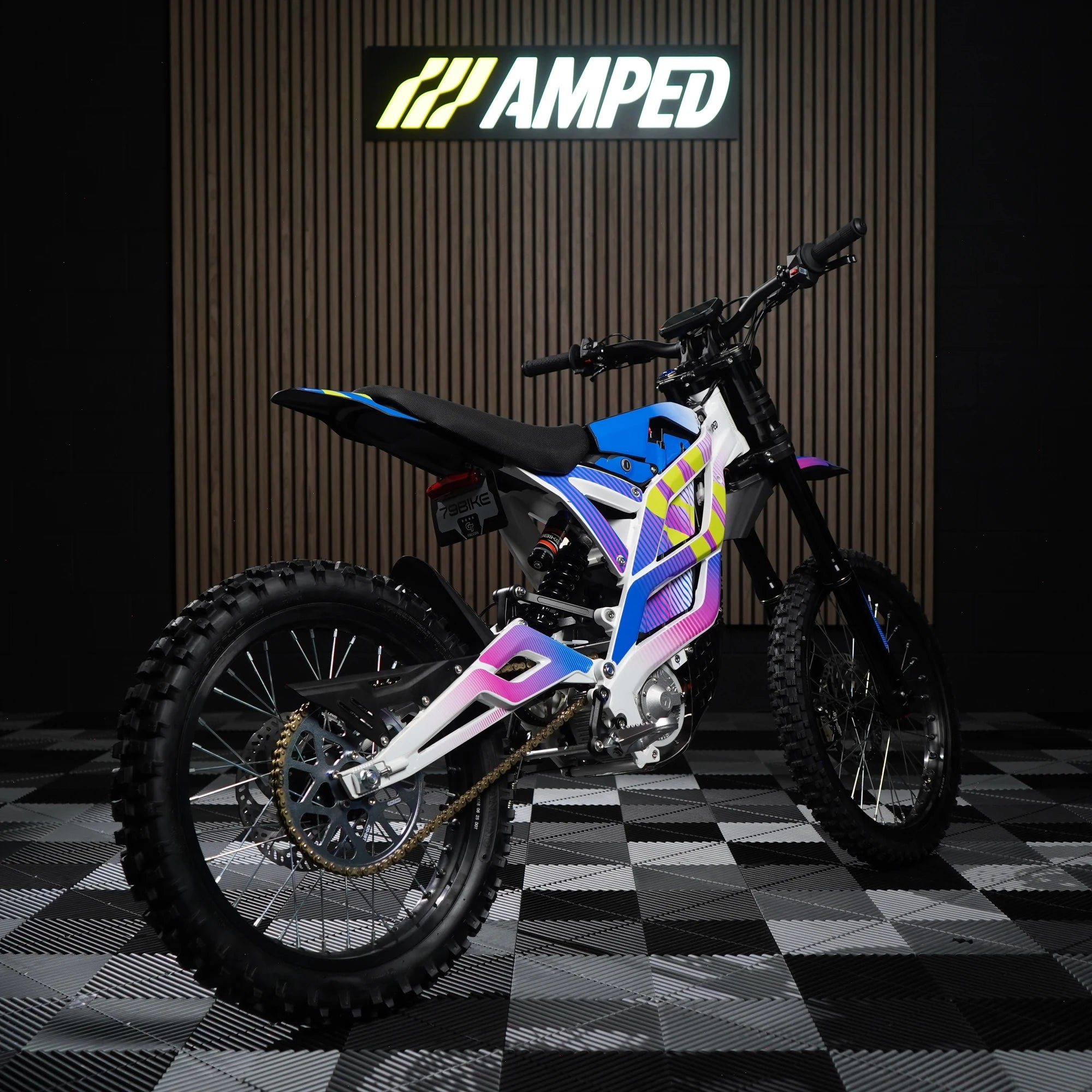 Prism E-Moto Graphics Kit on 79Bike Falcon