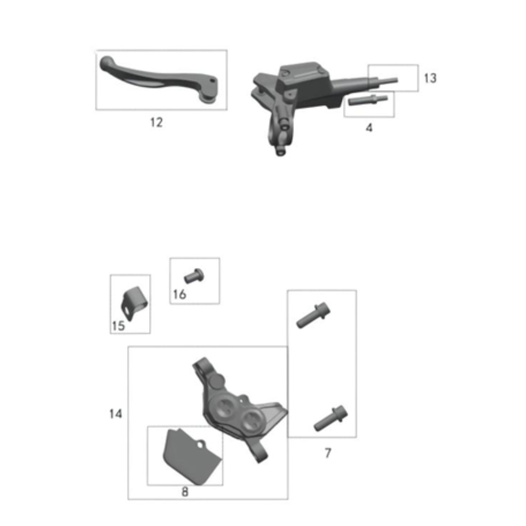 Talaria Rear Brake Assembly Brake