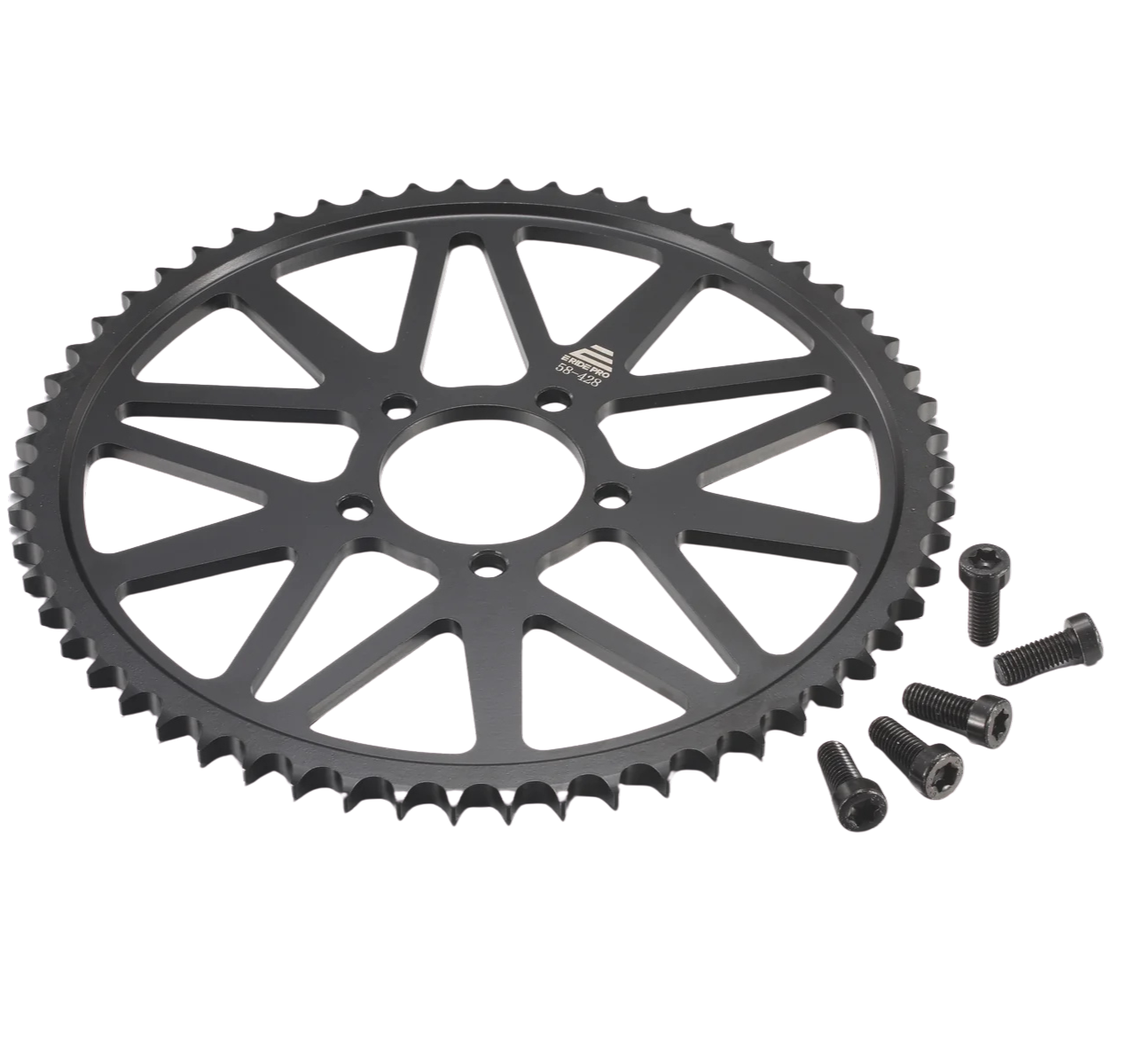 428*58T sprocket alu cnc (with 5screws) - E-Ride Pro SR
