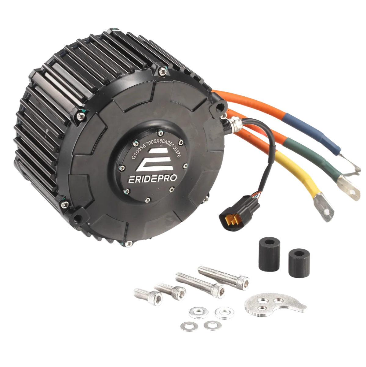 PRO-SS 6KW Motor with pulley (Peak Power 15KW) (wIth 1gear & bolts kit ) - E-Ride Pro SS 3.0