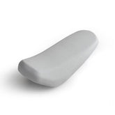 The 79Bike Falcon Pro Seat Cushion, featuring a contoured and textured light gray design, is shown against a plain white background.