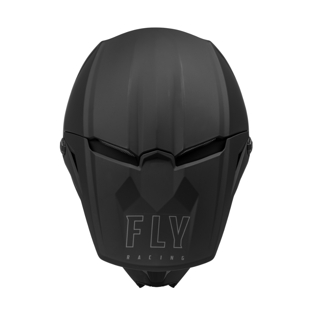 Top view of Fly Racing Kinetic Lite helmet with exhaust vents