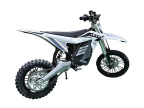 White RTR bike with black tires on a white background