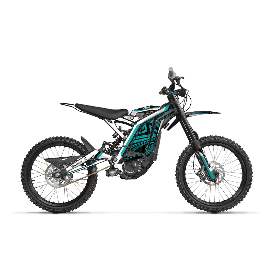 Cyclone Graphics Kit | Sur-Ron, Talaria, Stage2 Graphics Sur-Ron Light Bee Cyclone Turquoise Matte