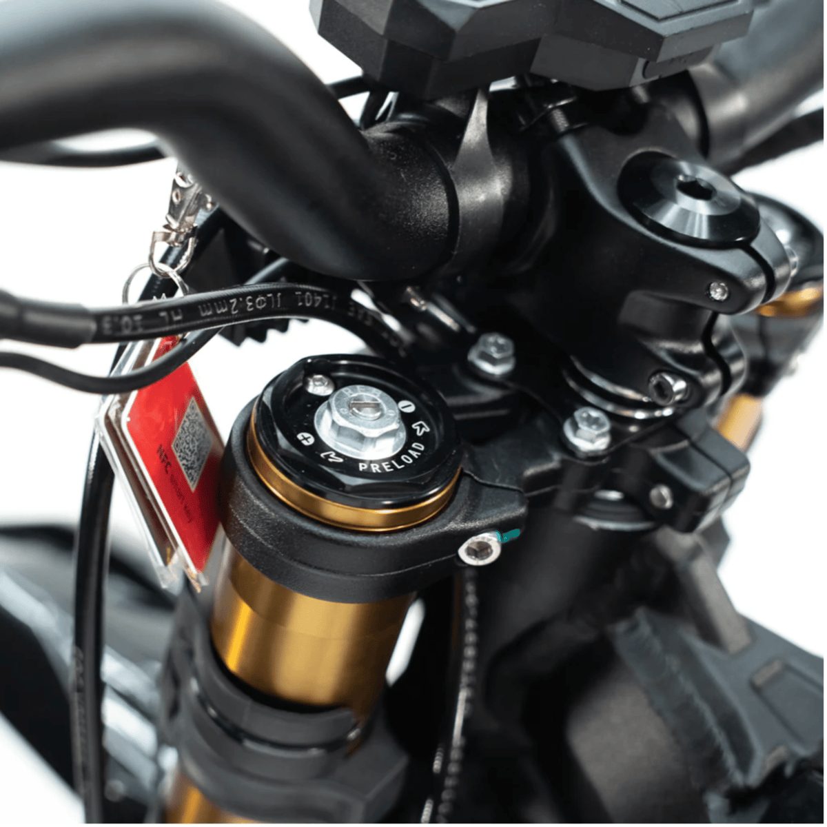 Arctic Leopard XE Pro S Enduro electric moto, detail