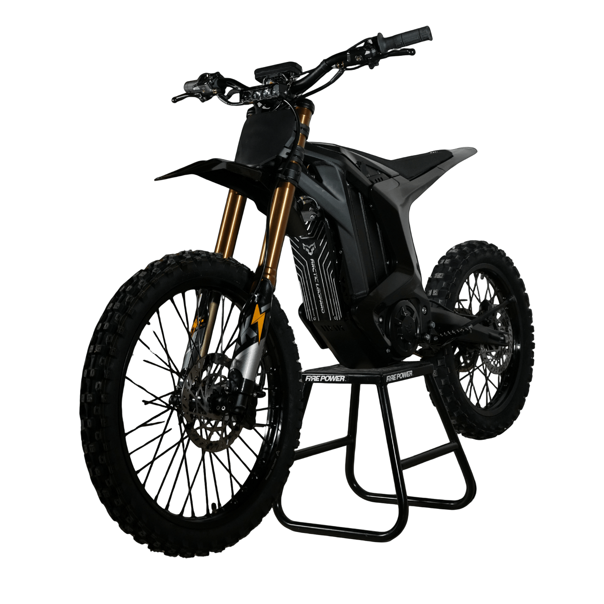 Arctic Leopard XE Pro S Enduro electric dirt bike, side profile