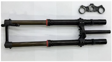 Front Fork FST (with L&R Fork Protector， bolts kit , Tapered Roller Bearing,FST front wheel axle ) - E-Ride Pro SS 3.0
