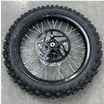 Rear Wheel Assembly REAR TIRE +TUBE+rim stripe+REAR Wheel Assembly+REAR brake disc+Rear wheel axel bush*2 (with bolts) - E-Ride Pro SR