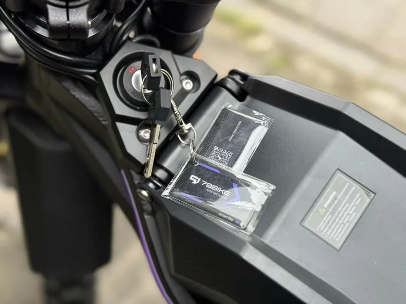 79Bike Falcon Pro detail smart key