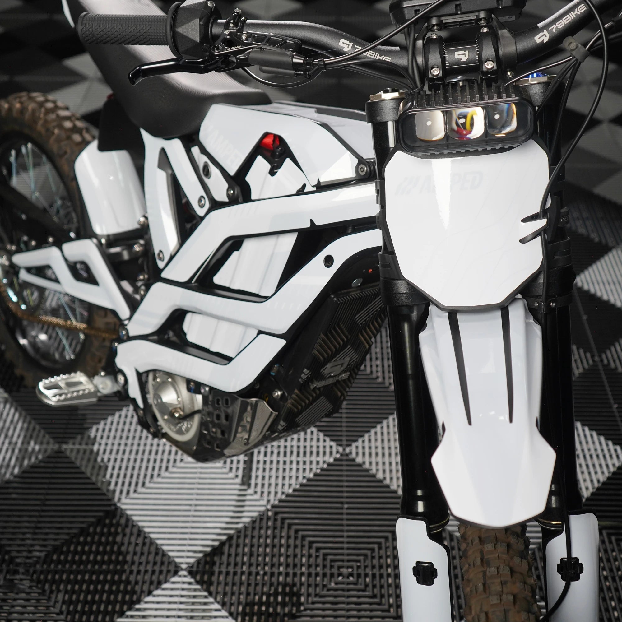 Phantom E-Moto Graphics Kit on 79Bike Falcon