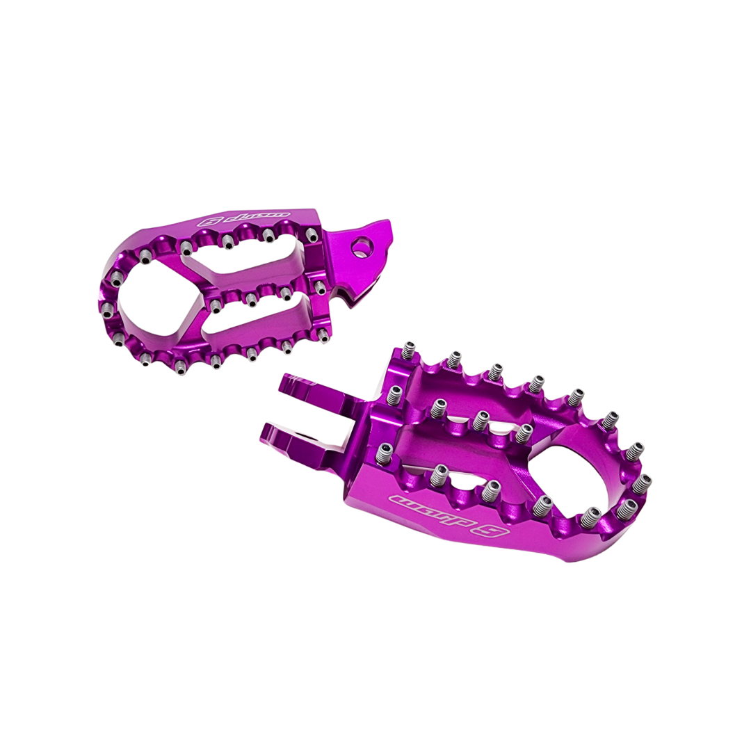 Warp 9 Foot Pegs Foot Controls Purple