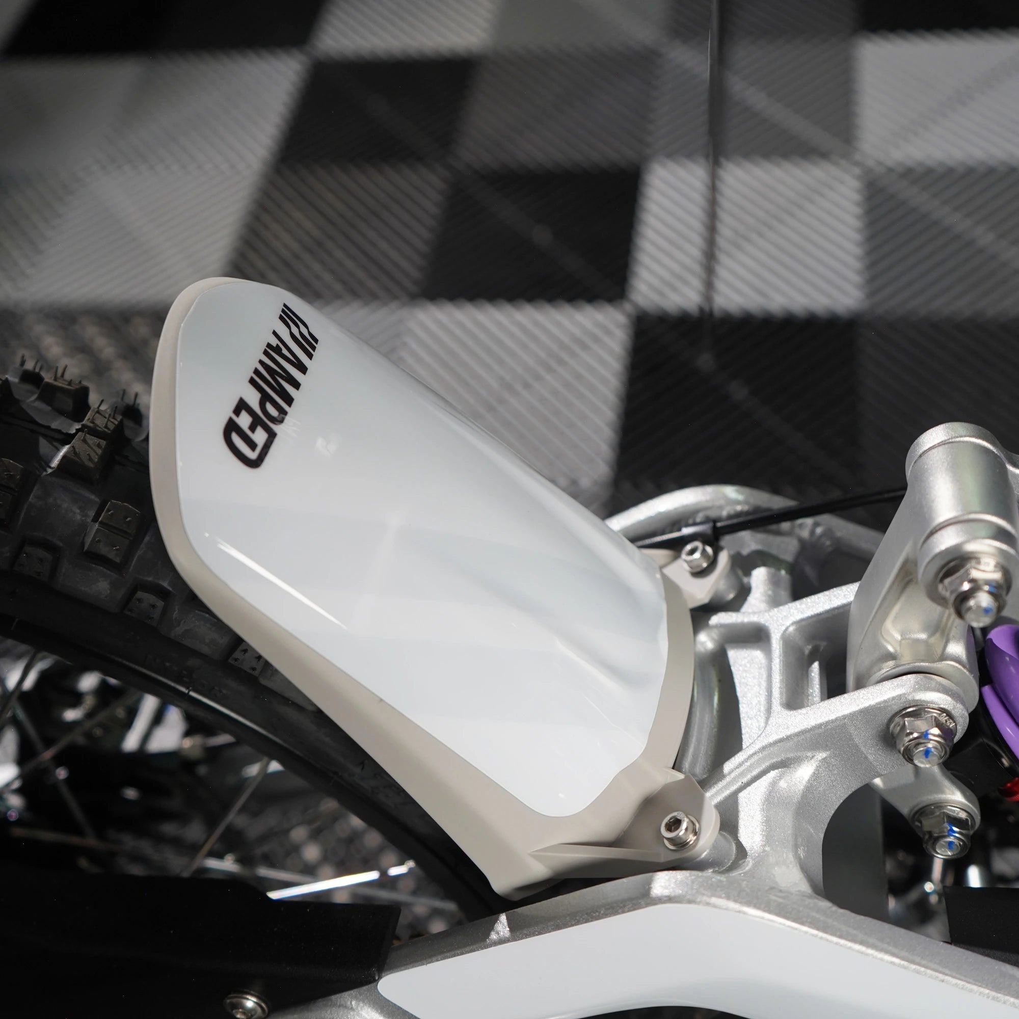 Slipstream E-Moto Graphics Kit, Aurora colorway, on 79Bike Falcon