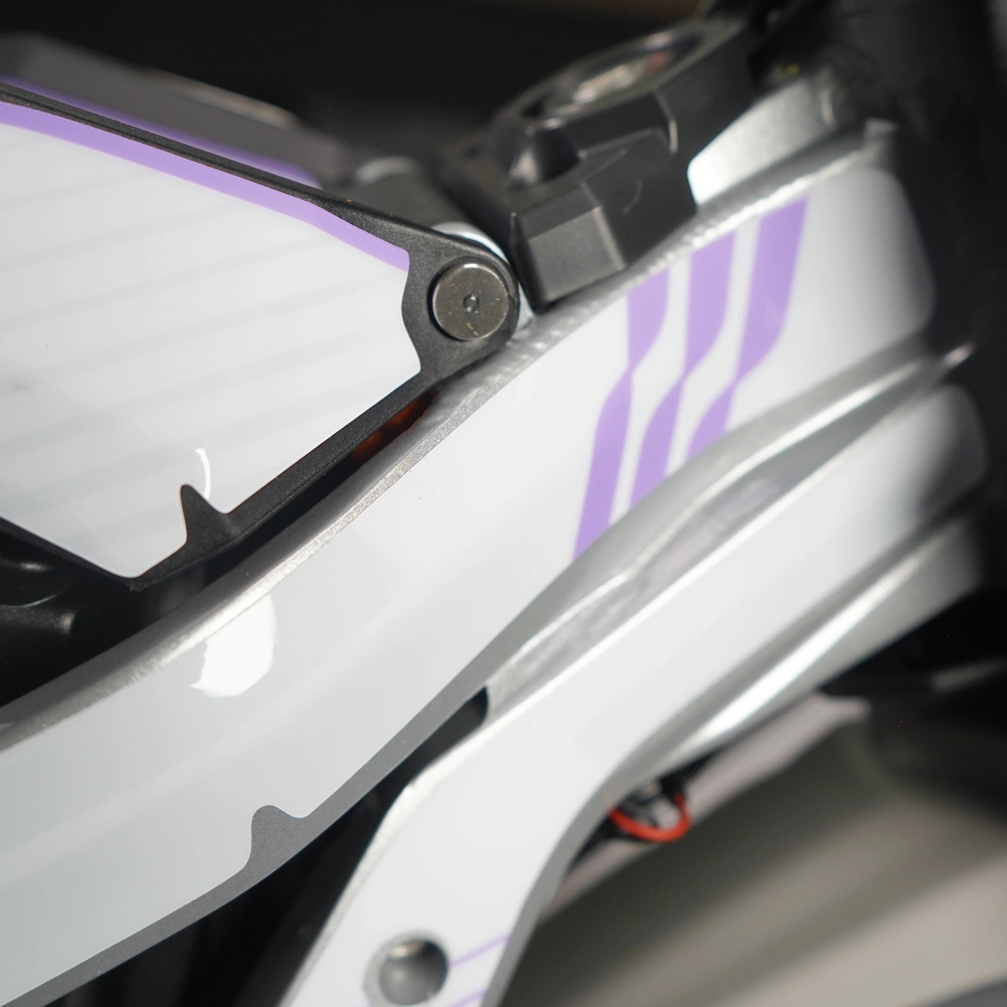 Slipstream E-Moto Graphics Kit, Aurora colorway, on 79Bike Falcon