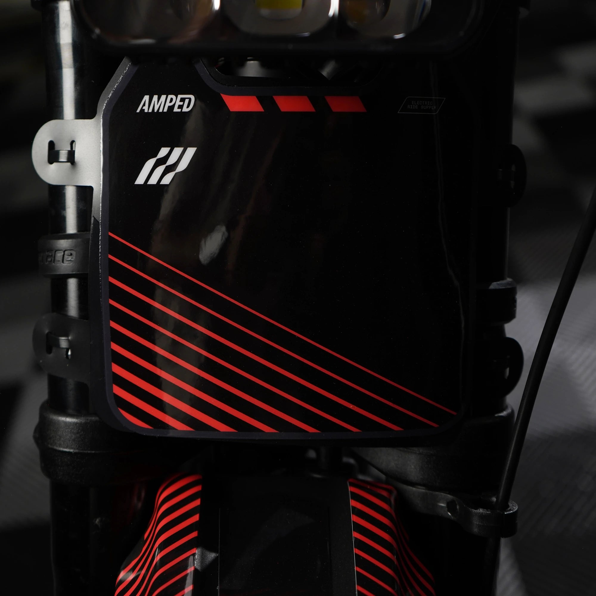 Slipstream E-Moto Graphics Kit, Scorch colorway, on 79Bike Falcon