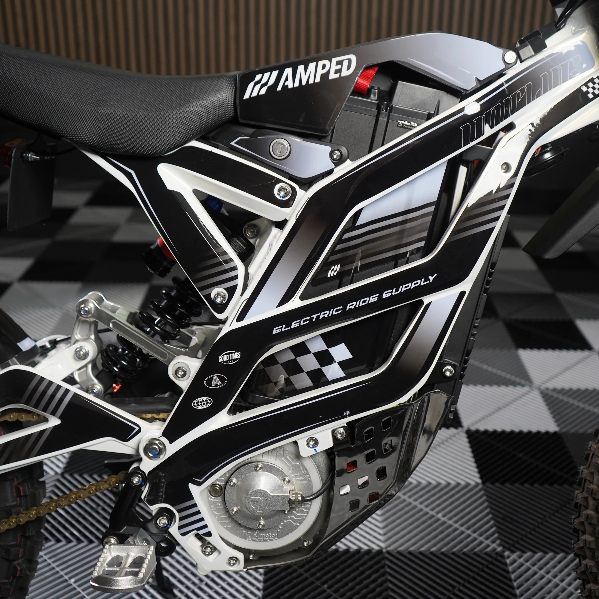 Smoke E-Moto Graphics Kit on 79Bike Falcon