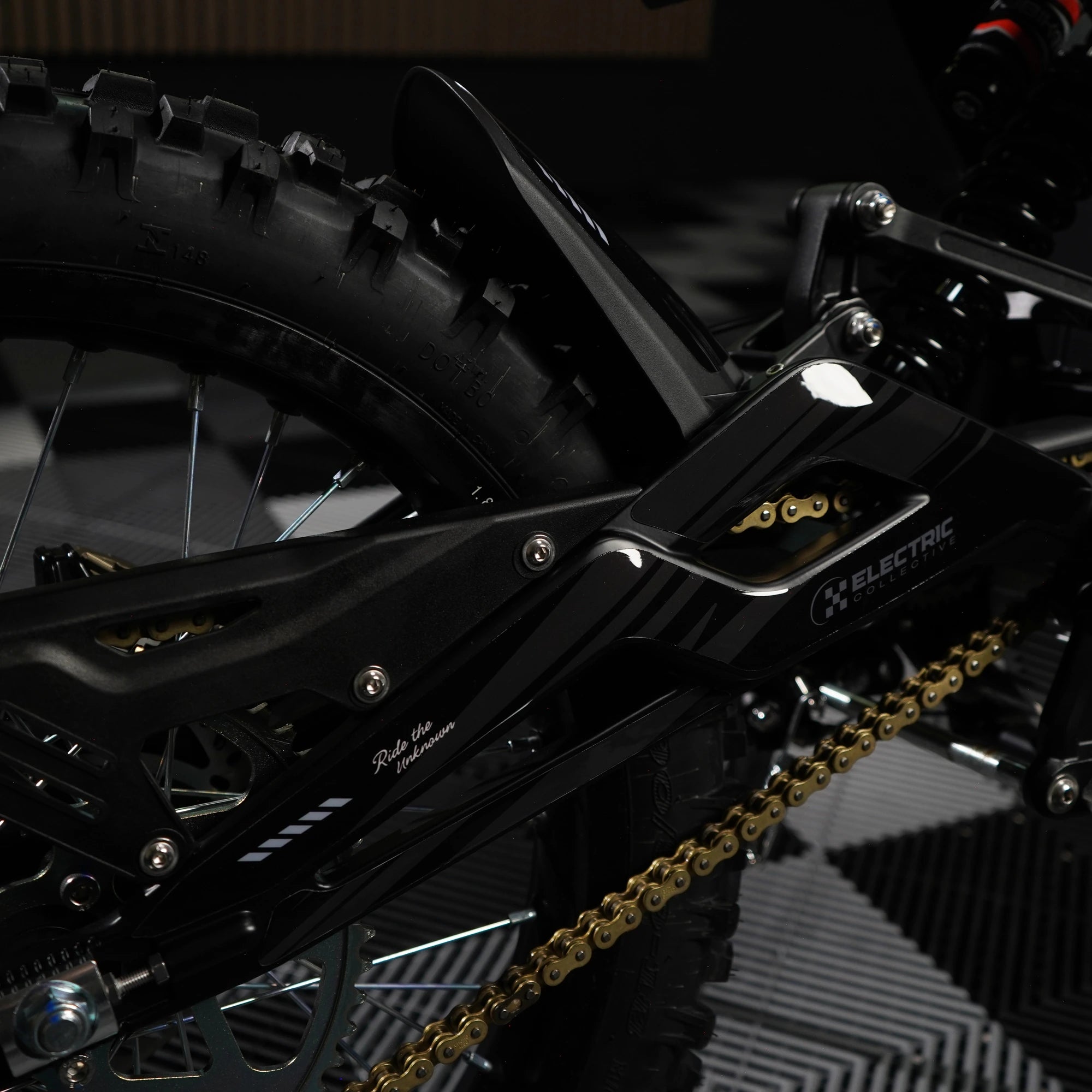 Strike E-Moto Graphics Kit, Mercury colorway, on 79Bike Falcon